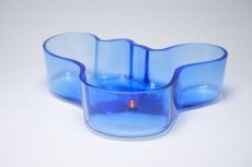 画像1: 北欧ビンテージ/iittala/イッタラ/Alvar Aalto/Aalto bowl/アアルトボウル/W19.5cm/ブルー/廃番 (1)