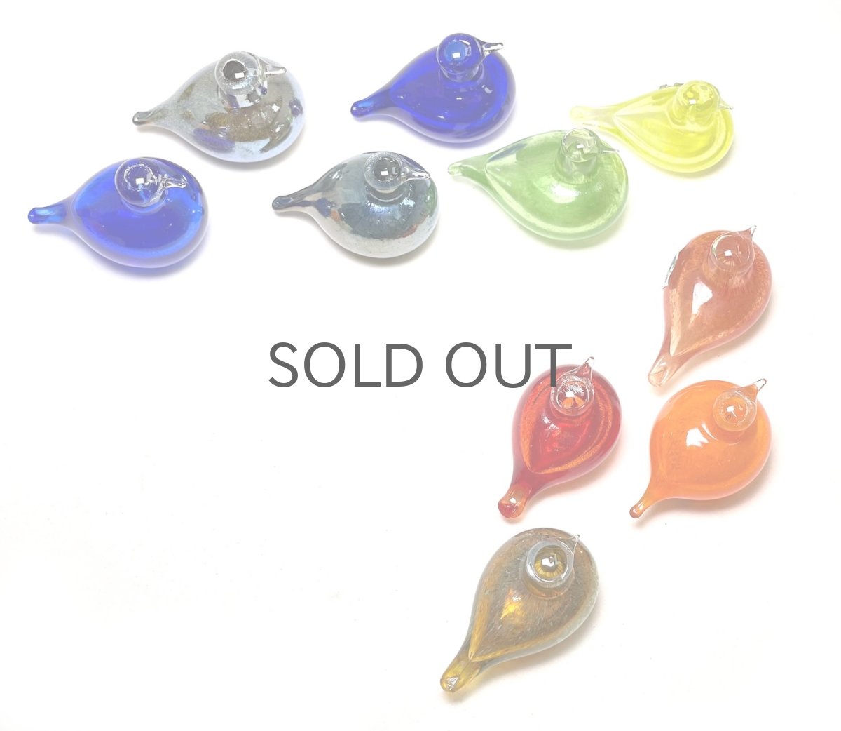 画像6: 北欧アートガラス/iittala/イッタラバード/Oiva Toikka/オイバトイッカ/Hippiainen/ヒッピアイネン/Golden-Crested Kinglet/ラスター (6)