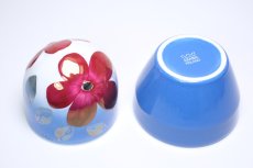 画像6: ARABIA/アラビア /Helja Liukko Sundstrom/ヘルヤ・リウッコ・スンドストロム/Ikikukka/永遠の花/レッド花＆ブルー41 (6)