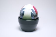 画像2: ARABIA/アラビア /Helja Liukko Sundstrom/ヘルヤ・リウッコ・スンドストロム/Ikikukka/永遠の花/レッド花＆ダークグリーン44 (2)