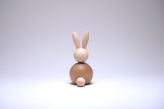 画像3: 北欧インテリアビンテージ雑貨/フィンランド製/aarikka/アーリッカ/木製オブジェ/ウサギ (3)