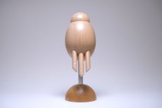画像3: 北欧インテリアビンテージ雑貨/フィンランド製/aarikka/アーリッカ/木製オブジェ/小鳥＋金属脚 (3)