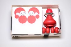 画像2: 北欧インテリアビンテージ雑貨/フィンランド製/aarikka/アーリッカ/木製クリスマス用キャンドル＆ペーパーナフキン＆ナフキンリング (2)