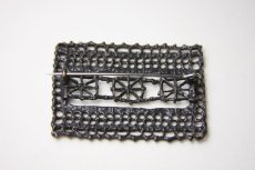 画像3: フィンランドヴィンテージアクセサリー　Pentti Sarpaneva ブロンズスクエアーブローチ (3)