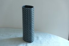画像4: 北欧ビンテージ/ARABIA/アラビア/Kaarina Aho/カーリナ・アホ/Harlekiini/ベース/ブルーグレー/高さ24cm/B品 (4)
