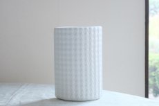画像1: 北欧ビンテージ/ARABIA/アラビア/Kaarina Aho/カーリナ・アホ/Harlekiini/ベース/ホワイト/高さ16cm (1)