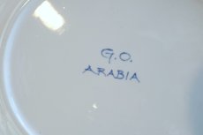 画像7: ARABIA/アラビア/Gunvor Olin-Gronqvist/フィッシュ/29cmサービングプレート/ブルー (7)