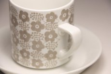 画像2: 北欧ビンテージ食器/ARABIA/アラビア/Rypale/リュパレ/コーヒーカップ＆ソーサー/グレー/ No.1 (2)