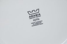 画像7:  北欧ビンテージ/ARABIA/アラビア/Apila/アピラ/楕円形プレート21cm/初期アピラ/No.1 (7)