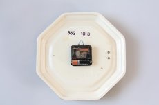 画像6: ビンテージ陶製壁掛け時計/Junghans製/ユンハンス/ドイツ/ブラウン (6)