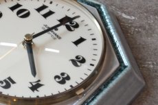 画像5: ビンテージ陶製壁掛け時計/Junghans/ドイツ/ペールグリーン (5)