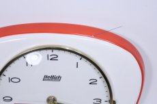 画像3: ビンテージ陶製壁掛け時計/Hettich製/ドイツ/レッド/新しいムーブメント交換済み (3)