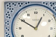 画像2: ビンテージ陶製壁掛け時計/Kienzle製/ドイツ/ドット柄/新しいムーブメント交換済み (2)