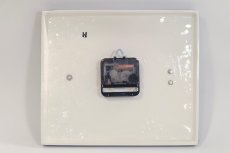 画像4: ビンテージ陶製壁掛け時計/Kienzle製/ドイツ/ドット柄/新しいムーブメント交換済み (4)