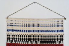 画像2: ビンテージ北欧/Gubbatacke織/スウェーデン製/ハンドメイド/タペストリー (2)