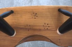 画像10: 北欧ビンテージ家具/フィンランド製/ Ilmari Tapiovaara/イルマリ・タピオヴァーラ/pirkka stool/ピルッカスツール/ハニー&ブラック/送料無料 (10)