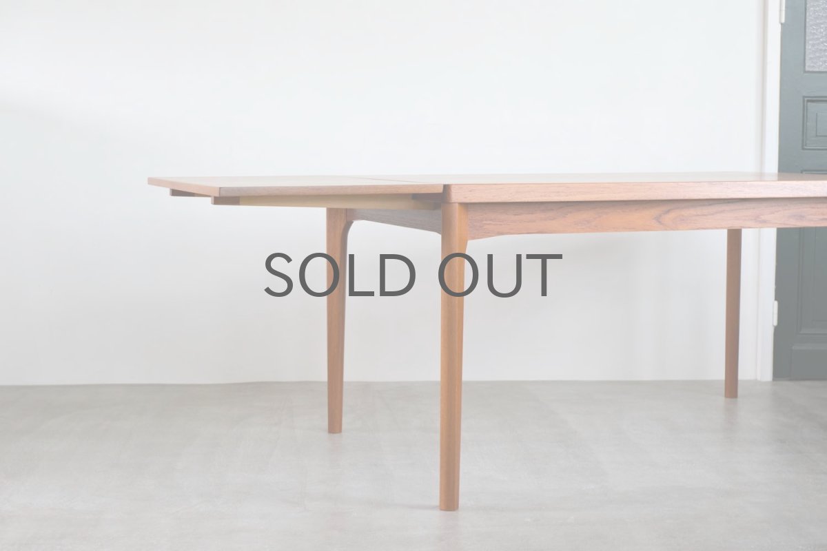 画像3: 北欧ビンテージ家具/デンマーク製 /Henning Kjærnulf/ダイニングテーブル/チーク/W140cm (3)