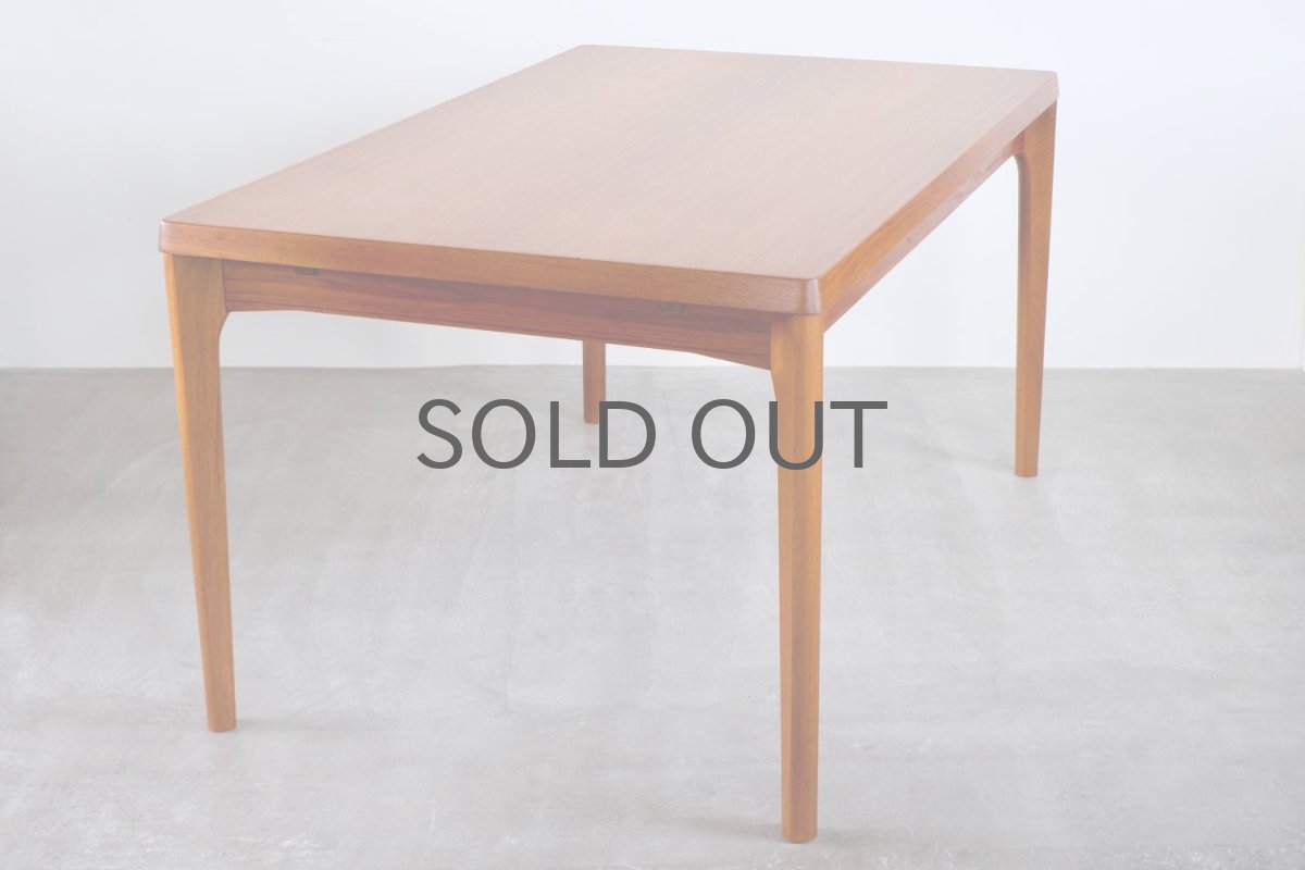 画像10: 北欧ビンテージ家具/デンマーク製 /Henning Kjærnulf/ダイニングテーブル/チーク/W140cm (10)