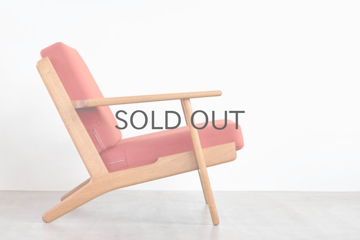 画像4: ビンテージ北欧家具/Hans j Wegner/ハンス J ウェグナー/ゲタマ/GE290/オーク/クッションはお好きなカラーで張替え代込 (4)