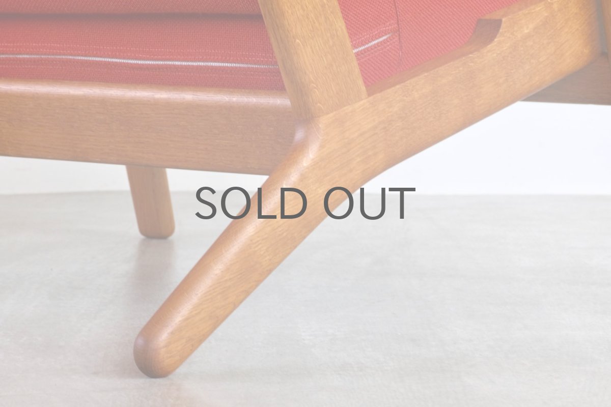 画像7: ビンテージ北欧家具/Hans j Wegner/ハンス J ウェグナー/ゲタマ/GE290/オーク/クッションはお好きなカラーで張替え代込 (7)