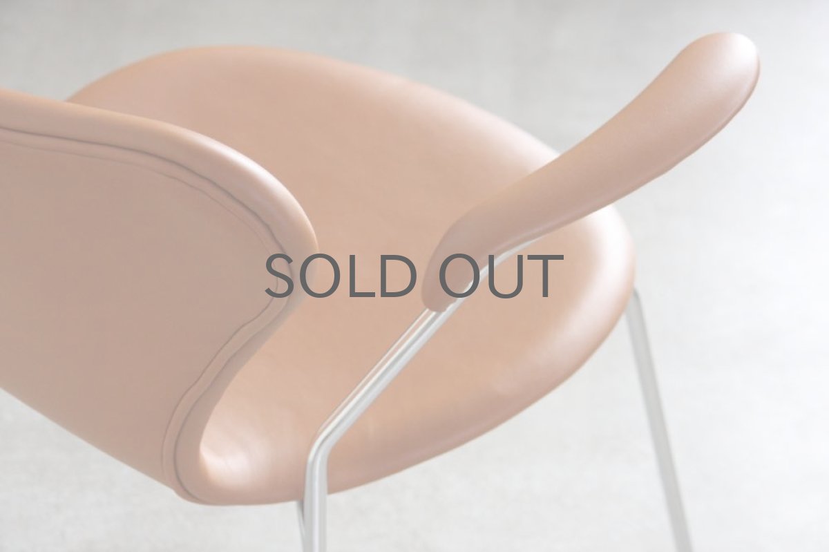 画像3: 北欧ビンテージ家具/Fritz Hansen/フリッツ・ハンセン/セブンチェア/アルネ・ヤコブセン/アーム付き革張り　 (3)