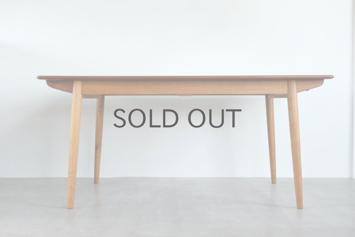 画像3: 北欧ビンテージ家具/デンマーク製 /Slagelse Møbelfabrik/ダイニングテーブル/チーク✕オーク/W160cm (3)