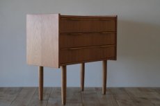 画像3: 北欧ビンテージ家具/デンマーク製/チェスト/オーク３段  (3)