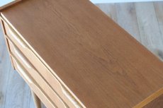 画像6: 北欧ビンテージ家具/デンマーク製/チェスト/オーク３段  (6)
