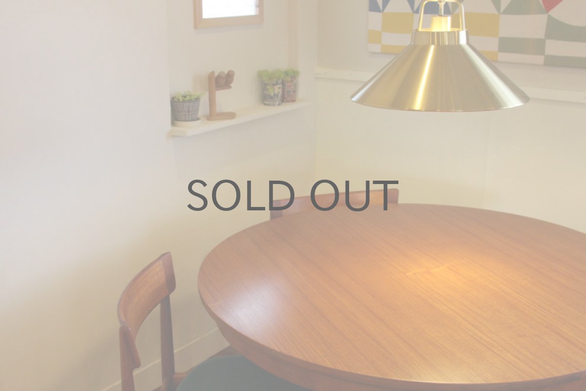 画像5: 北欧ビンテージ家具/Hans j Wegner/ハンス J ウェグナー/GE270/デンマーク製　 ダイニング　テーブル　円形　エクステンション2枚付き (5)