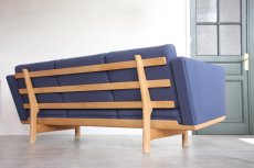 画像4: 北欧家具ビンンテージ/Hans j Wegner/ハンス J ウェグナー ソファー/GE236オーク/ハイアーム (4)