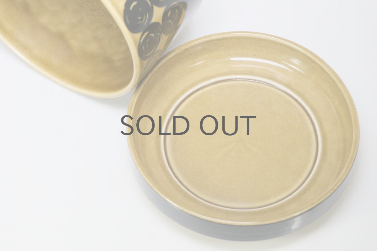 画像5: ビンテージ北欧/ARABIA/アラビア/ Gunvor Olin-Gronqvist/Richard Lindh/Kera/植物ポット/マスタード/Lサイズ (5)