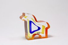 画像1: 北欧ガラス /KOSTA BODA /Bertil Vallien/Mini Sculptures/Dobbin/ポニー (1)