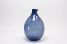 画像2: ビンテージ北欧雑貨/iittala/イッタラ/ TIMO SARPANEVA/ティモ・サルパネバ/バードボトル/i-501/ブルー (2)