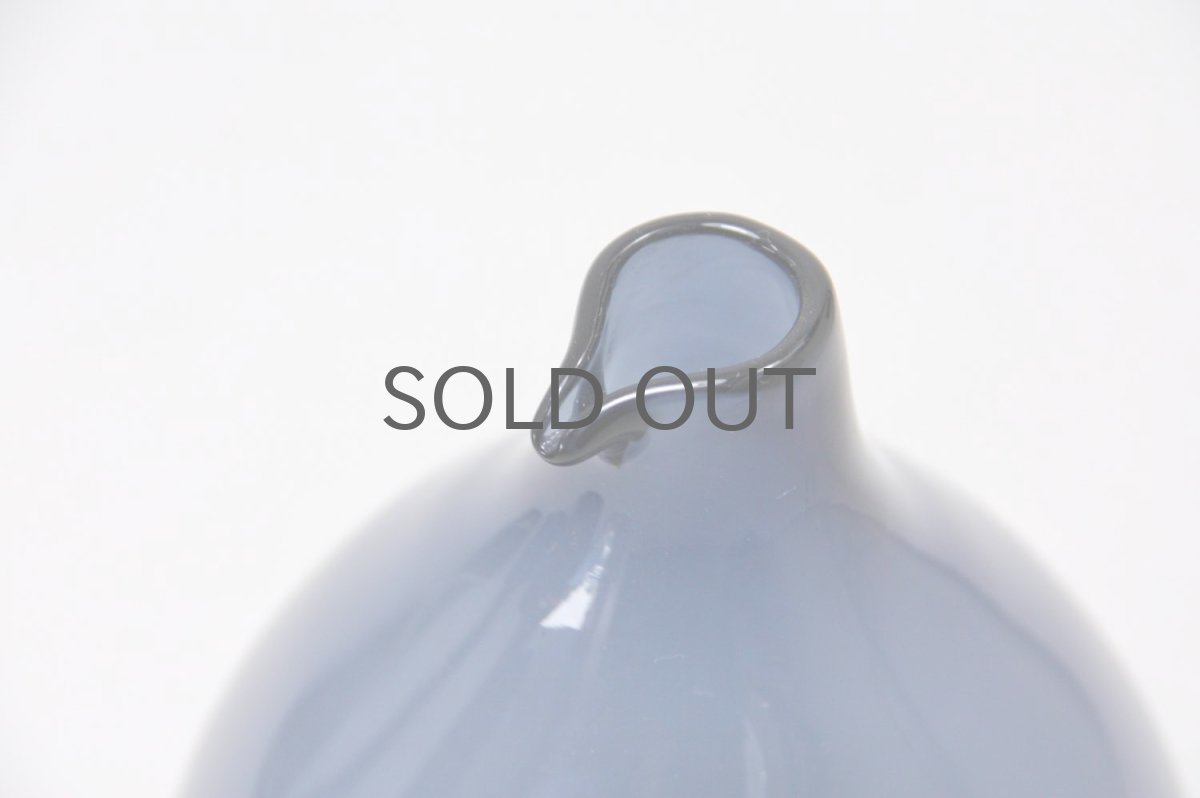 画像4: ビンテージ北欧雑貨/iittala/イッタラ/ TIMO SARPANEVA/ティモ・サルパネバ/バードボトル/i-501/ブルー (4)