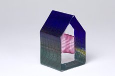 画像1: 北欧ガラス /KOSTA BODA /Bertil Vallien/Mini Sculptures/Country Living/ハウス/No.2 (1)