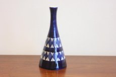 画像2: Gustavsbergグスタフスベリ Indigo インディゴ　一輪挿し　３角形 (2)