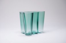 画像4: 北欧ビンテージ/iittala/イッタラ/Alvar Aalto/Aalto vase/アアルトベース/Savoy vase/H9.5cm/ライトグリーン？ (4)