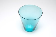 画像2: ビンテージ北欧雑貨/Kaj Franck/カイ・フランク/2744/タンブラー/H8cm/Nuutajarvi/ヌータヤルヴィ/ターコイズブルー/No.1 (2)