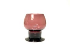 画像1: ビンテージ北欧雑貨/Kaj Franck/カイ・フランク/Wineglass 1111/Nuutajarvi/ヌータヤルヴィ/ワイングラス/パープル/No.1 (1)