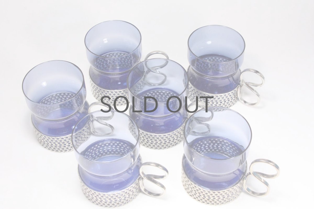 画像7: 北欧ビンテージ/iittala/イッタラ/TSAIKKA/ブルー＆シルバーホルダー (7)