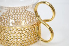 画像3: iittala/イッタラ/TSAIKKA/ツァイッカ/ゴールドホルダー&クリアグラス/No.2 (3)