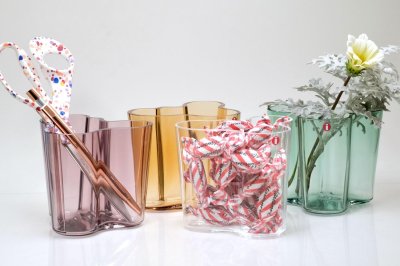 画像1: 北欧ビンテージ/iittala/イッタラ/Alvar Aalto/Aalto vase/アアルトベース/Savoy vase/H9.5cm/ライトグリーン？