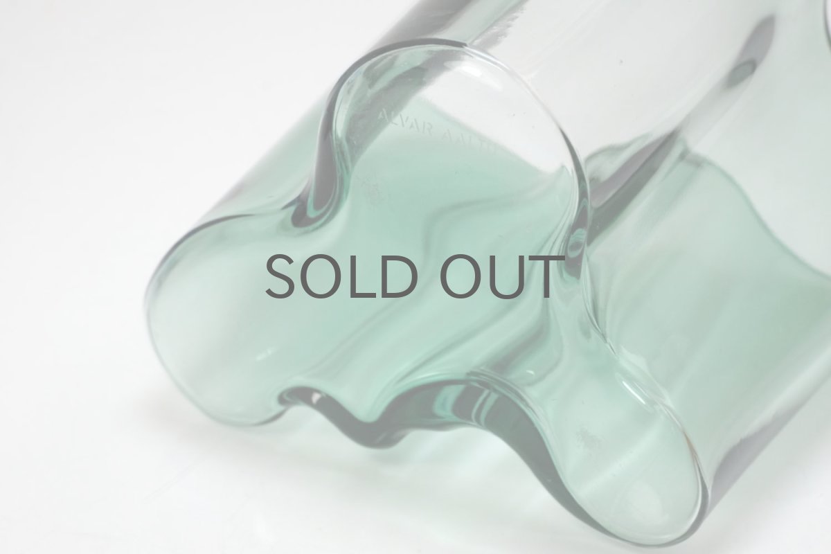 画像4: 北欧ビンテージ/iittala/イッタラ/Alvar Aalto/Aalto vase/アアルトベース/Savoy vase/H9.5cm/グリーン (4)