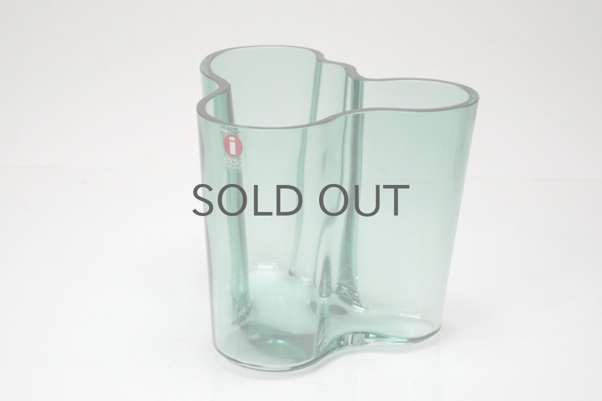 画像3: 北欧ビンテージ/iittala/イッタラ/Alvar Aalto/Aalto vase/アアルトベース/Savoy vase/H9.5cm/グリーン (3)