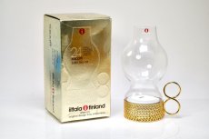 画像1: iittala/イッタラ/24Karaatti/24キャラット/ゴールドホルダー&クリアガラス/TSAIKKA/ツァイッカ/オリジナルBOX/ランタン/キャンドルホルダー/Lサイズ (1)