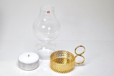 画像2: iittala/イッタラ/24Karaatti/24キャラット/ゴールドホルダー&クリアガラス/TSAIKKA/ツァイッカ/オリジナルBOX/ランタン/キャンドルホルダー/Lサイズ (2)