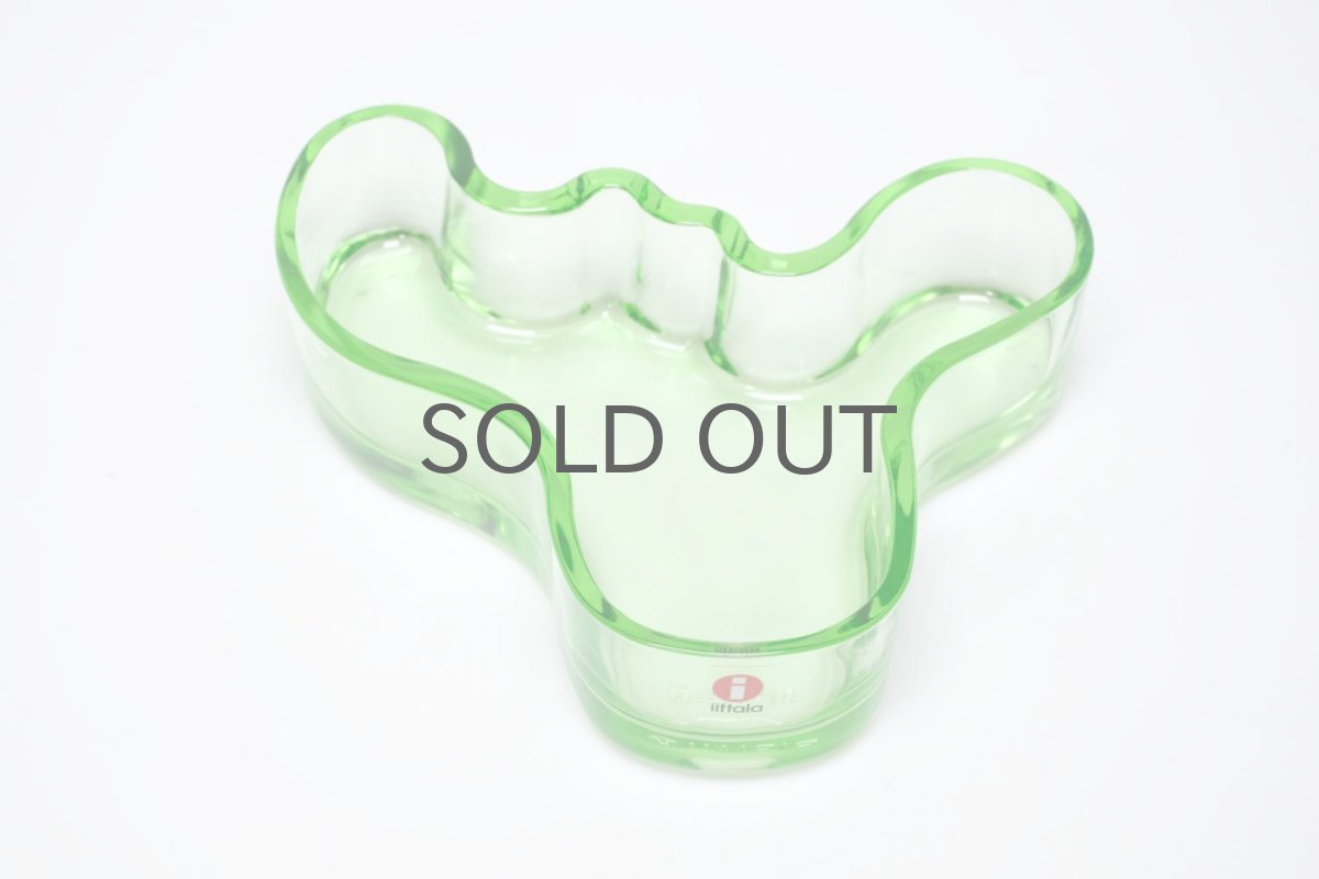 画像2: 北欧ビンテージ/iittala/イッタラ/Alvar Aalto/Aalto bowl/アアルトボウル/W13.8cm/アップルグリーン/廃番 (2)