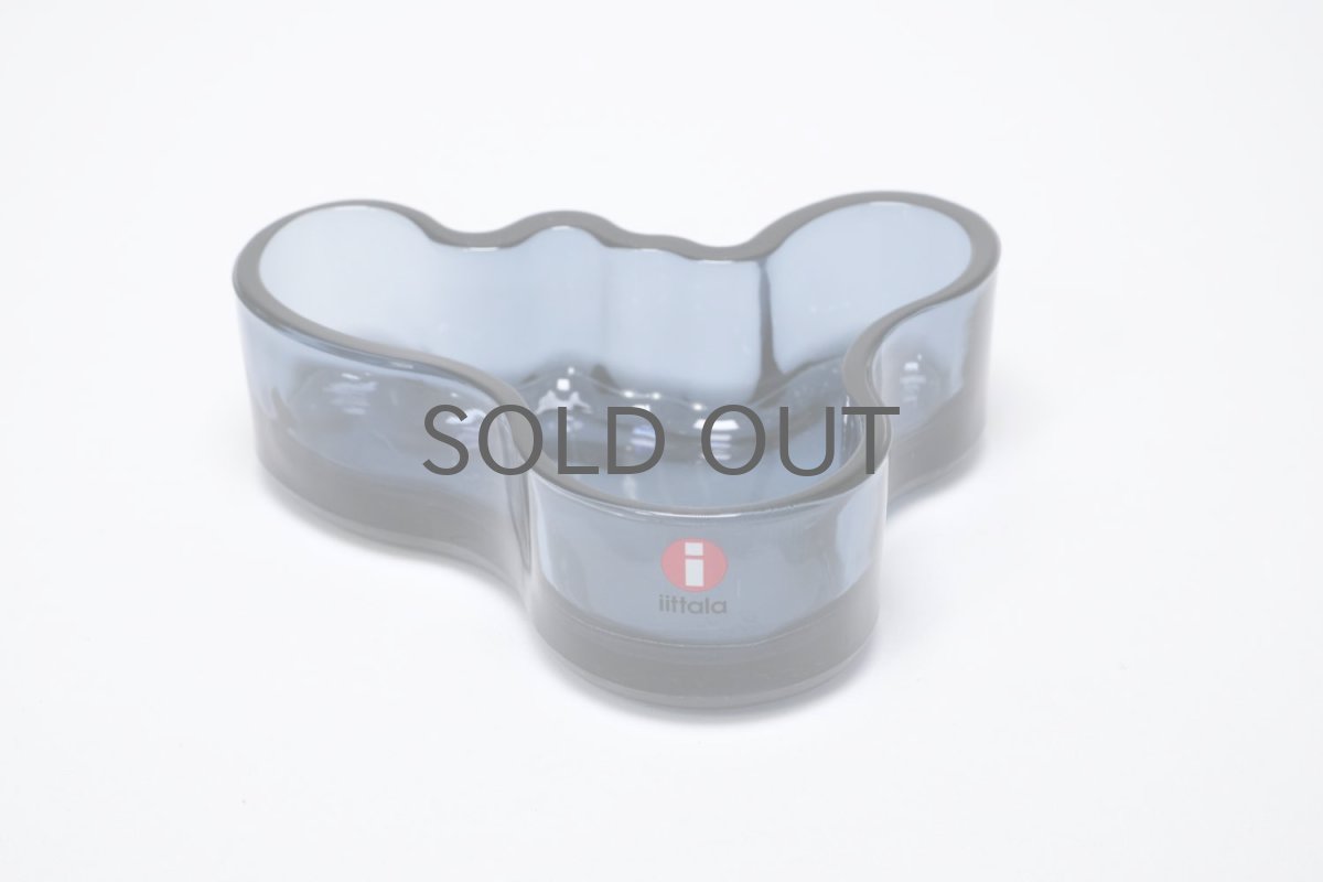 画像2: 北欧ビンテージ/iittala/イッタラ/Alvar Aalto/Aalto bowl/アアルトボウル/W9.8cm/廃番/オリジナルボックス付き/ブルーベリーブルー (2)