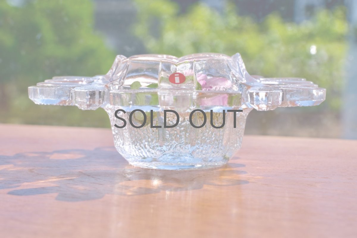 画像7: ビンテージ北欧雑貨/iittala/イッタラ/スノーフレーク/雪の結晶/キャンドルホルダー/No.1 (7)