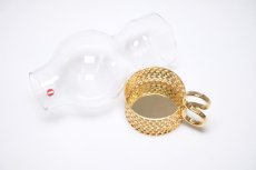 画像4: iittala/イッタラ/24Karaatti/24キャラット/ゴールドホルダー&クリアガラス/TSAIKKA/ツァイッカ/ランタン/キャンドルホルダー/Sサイズ/No.1 (4)